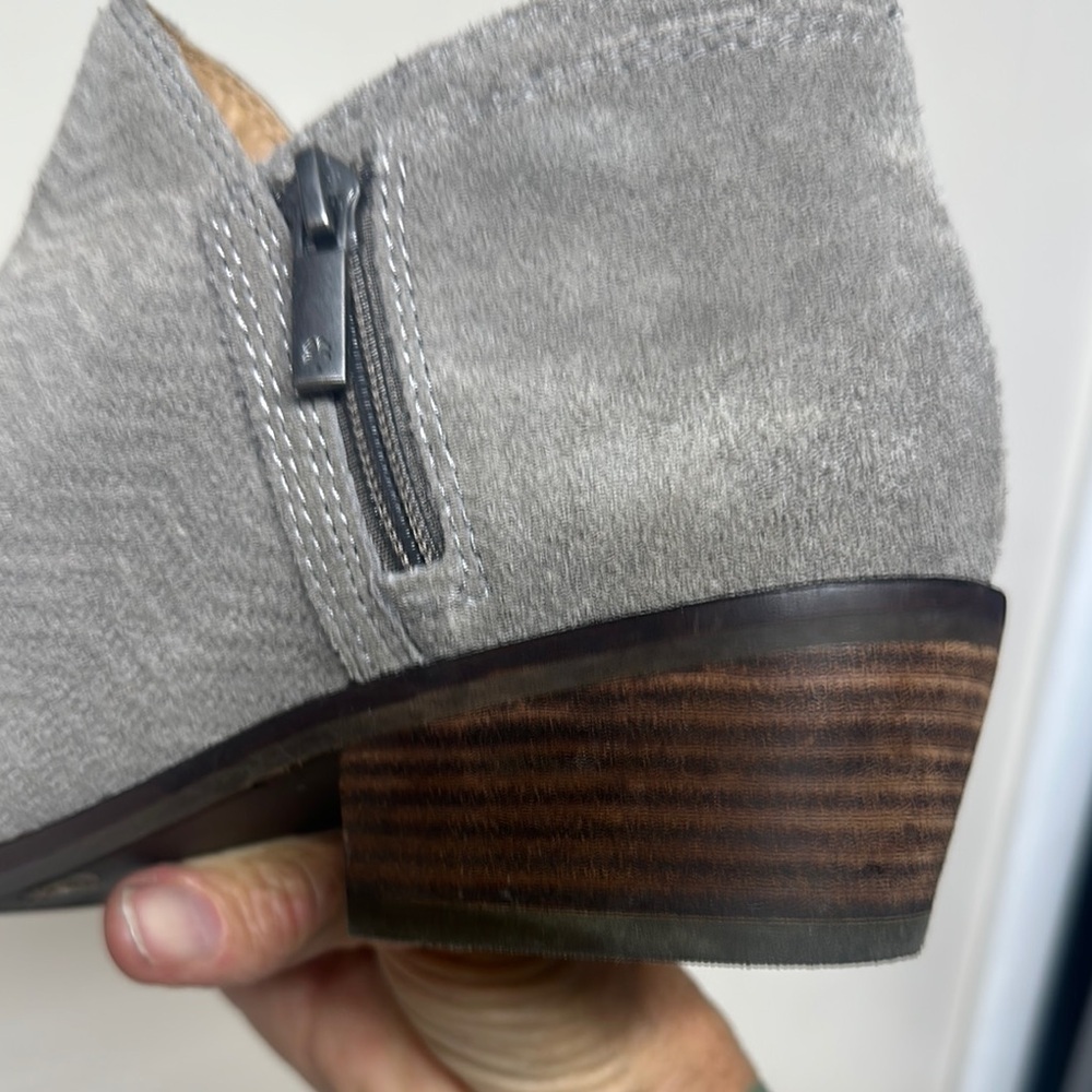 Lucky Brand Gray Suede Chelsea Boots - Picture 5 of 16